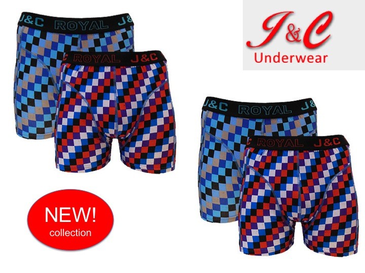 Een Dag Actie - 4-Boxershorts Jc Blok Een Dag Actie - 4-Boxershorts Jc Blok