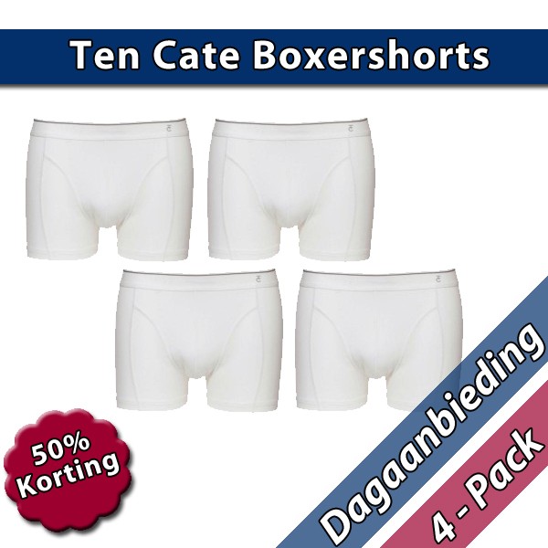 Een Dag Actie - 4X Boxershorts Ten Cate Een Dag Actie - 4X Boxershorts Ten Cate