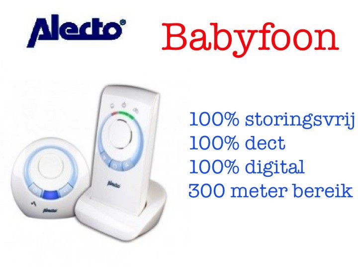 Een Dag Actie - Babyfoon Alecto Dbx-72