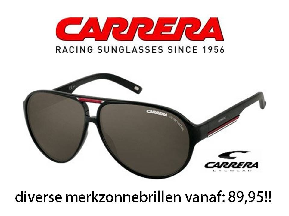 Een Dag Actie - Carrera 2011 Zonnebril-zwart Montuur Met Zwarte Glazen