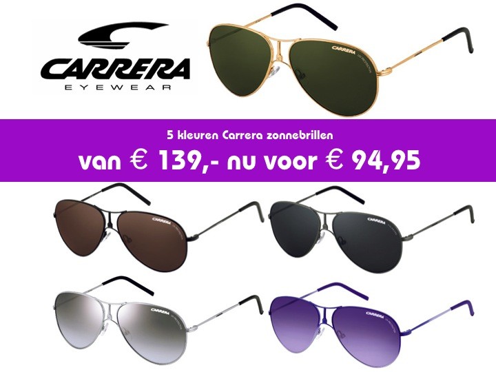 Een Dag Actie - Carrera 4 Zonnebril Unisex Een Dag Actie - Carrera 4 Zonnebril Unisex