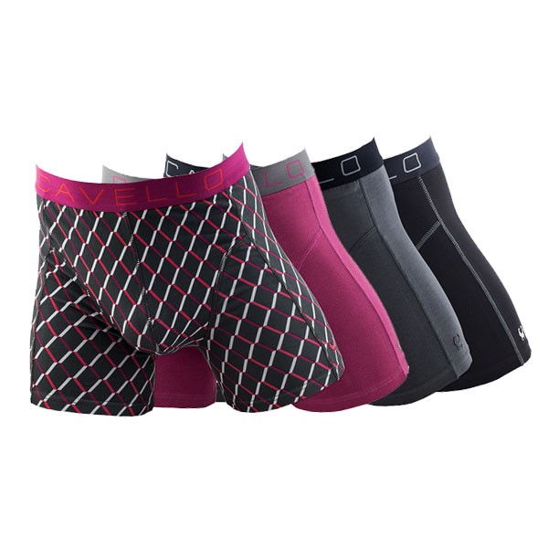 Een Dag Actie - Cavello Boxershorts 4 Pack Paars