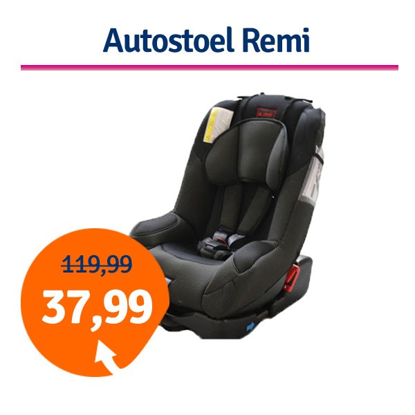 Een Dag Actie - Dagaanbieding Autostoel Remi Plus Car Comfort Een Dag Actie - Dagaanbieding Autostoel Remi Plus Car Comfort