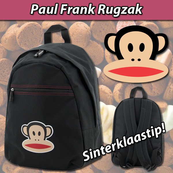 Een Dag Actie - Dagaanbieding Backpack Paul Frank Black Een Dag Actie - Dagaanbieding Backpack Paul Frank Black