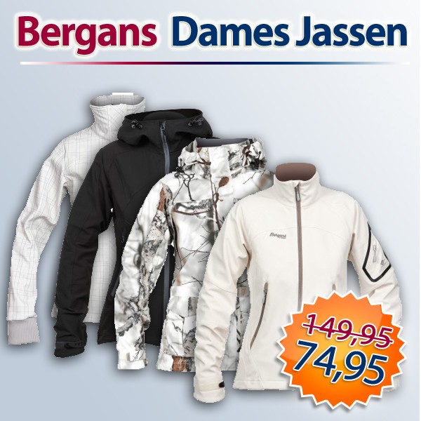 Een Dag Actie - Dagaanbieding Bergans Jassen Dames Een Dag Actie - Dagaanbieding Bergans Jassen Dames