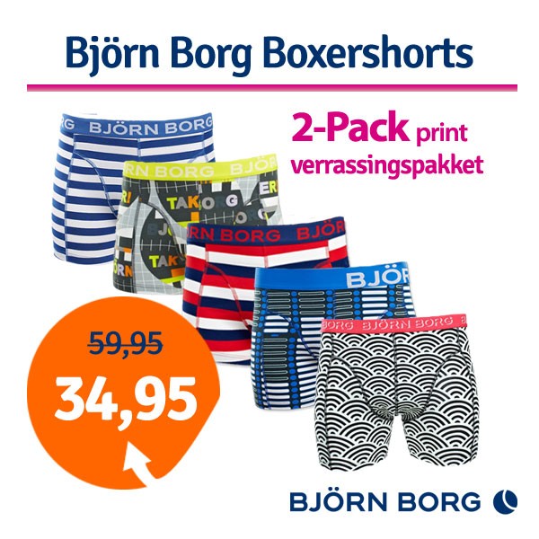 Een Dag Actie - Dagaanbieding Björn Borg Boxershorts Een Dag Actie - Dagaanbieding Björn Borg Boxershorts