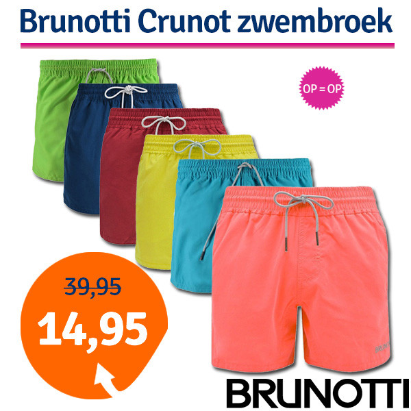 Een Dag Actie - Dagaanbieding Brunotti Crunot Zwembroek Een Dag Actie - Dagaanbieding Brunotti Crunot Zwembroek