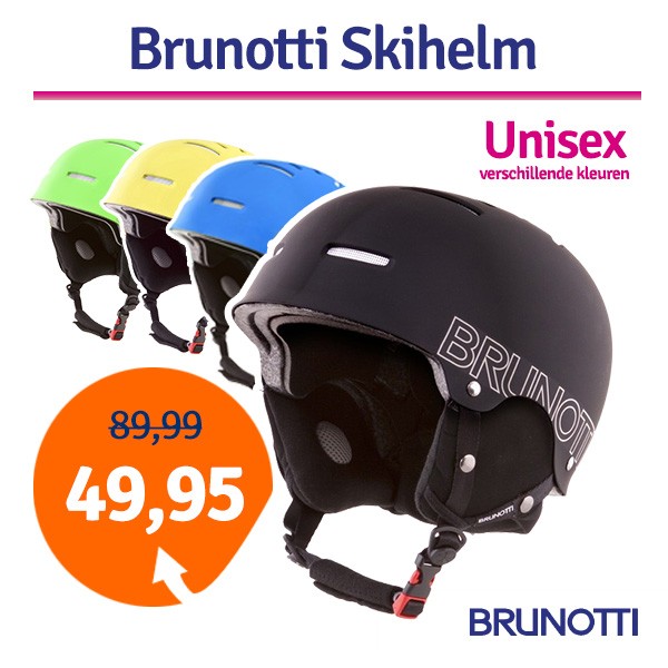 Een Dag Actie - Dagaanbieding Brunotti Hail Unisex Skihelm