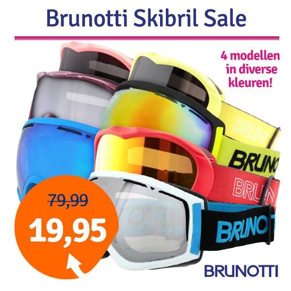 Een Dag Actie - Dagaanbieding Brunotti Skibril
