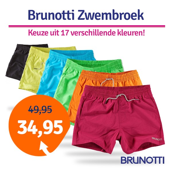 Een Dag Actie - Dagaanbieding Brunotti Zwembroeken