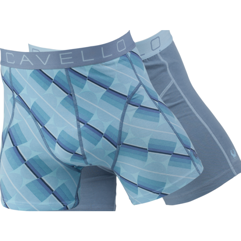 Een Dag Actie - Dagaanbieding Cavello Boxershorts Blue Combi 4-Pack