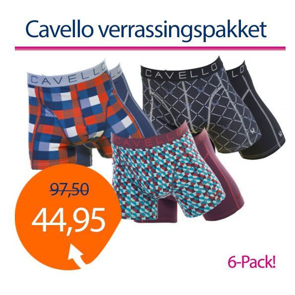 Een Dag Actie - Dagaanbieding Cavello Boxershorts Een Dag Actie - Dagaanbieding Cavello Boxershorts