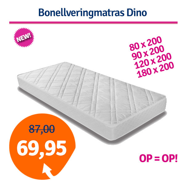 Een Dag Actie - Dagaanbieding Dino Matrassen