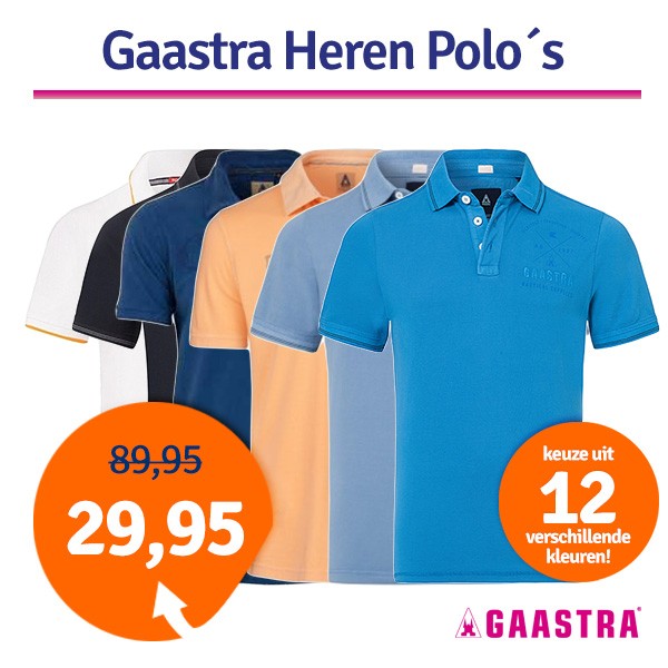 Een Dag Actie - Dagaanbieding Gaastra Heren Polo