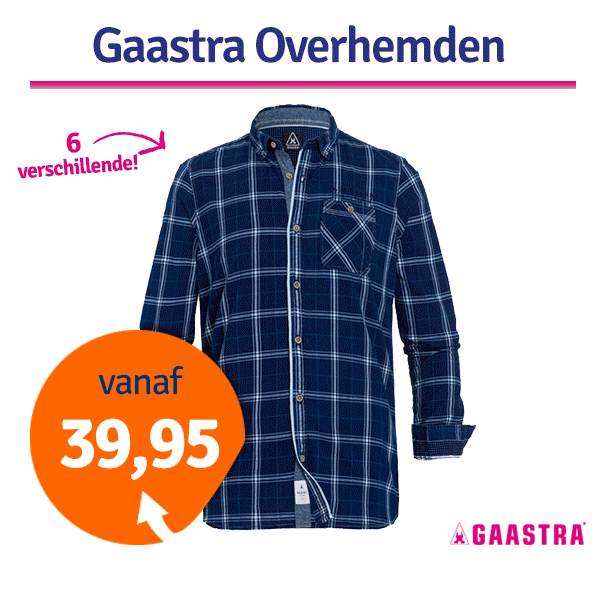 Een Dag Actie - Dagaanbieding Gaastra Overhemden Outlet