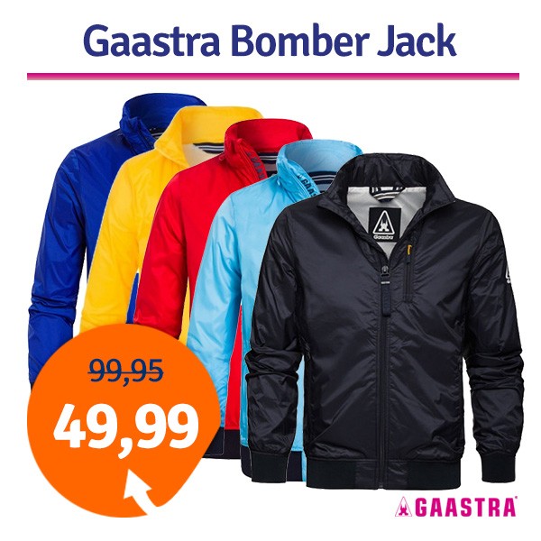 Een Dag Actie - Dagaanbieding Gaastra Rough Sea Bomber Jack Heren Een Dag Actie - Dagaanbieding Gaastra Rough Sea Bomber Jack Heren