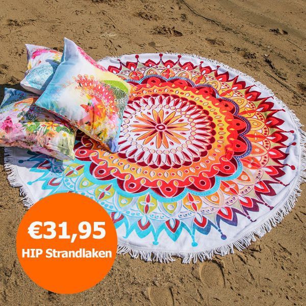 Een Dag Actie - Dagaanbieding Hip Ronde Strandlakens