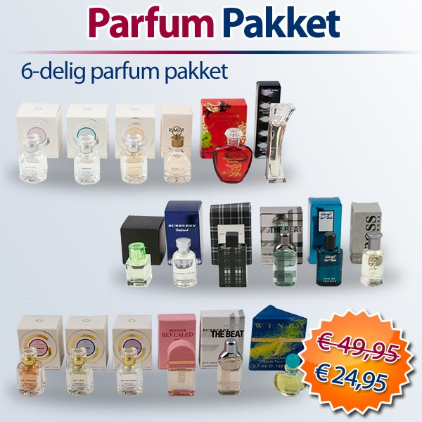 Een Dag Actie - Dagaanbieding Parfum Mini's Een Dag Actie - Dagaanbieding Parfum Mini's
