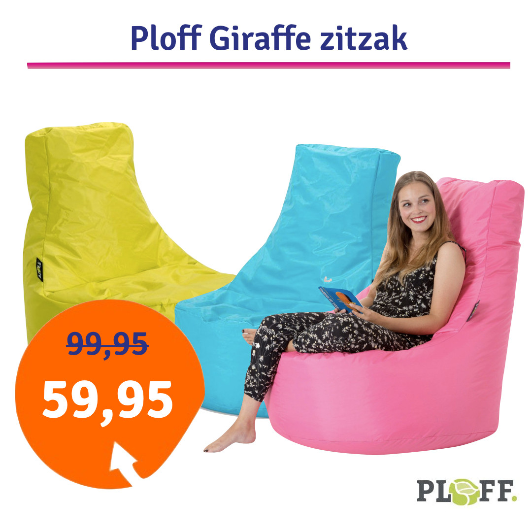 Een Dag Actie - Dagaanbieding Ploff Giraffe (Verschillende Kleuren)