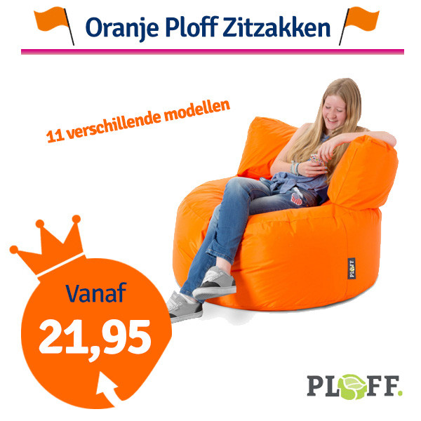 Een Dag Actie - Dagaanbieding Ploff Zitzakken Oranje Outlet Een Dag Actie - Dagaanbieding Ploff Zitzakken Oranje Outlet