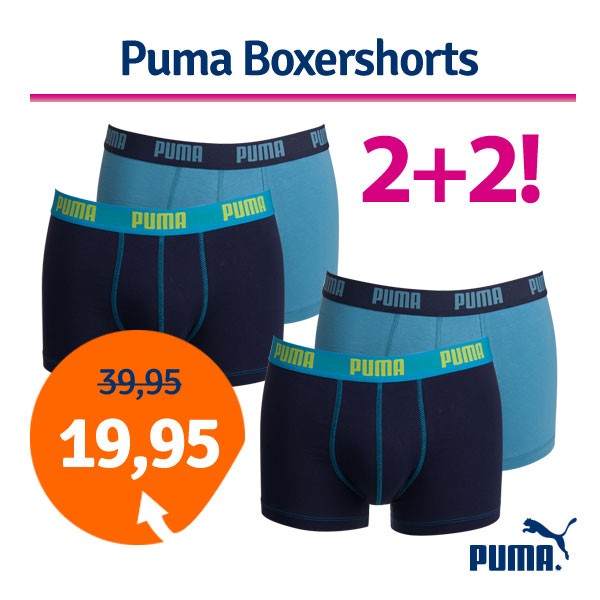 Een Dag Actie - Dagaanbieding Puma Basic Boxershorts Een Dag Actie - Dagaanbieding Puma Basic Boxershorts