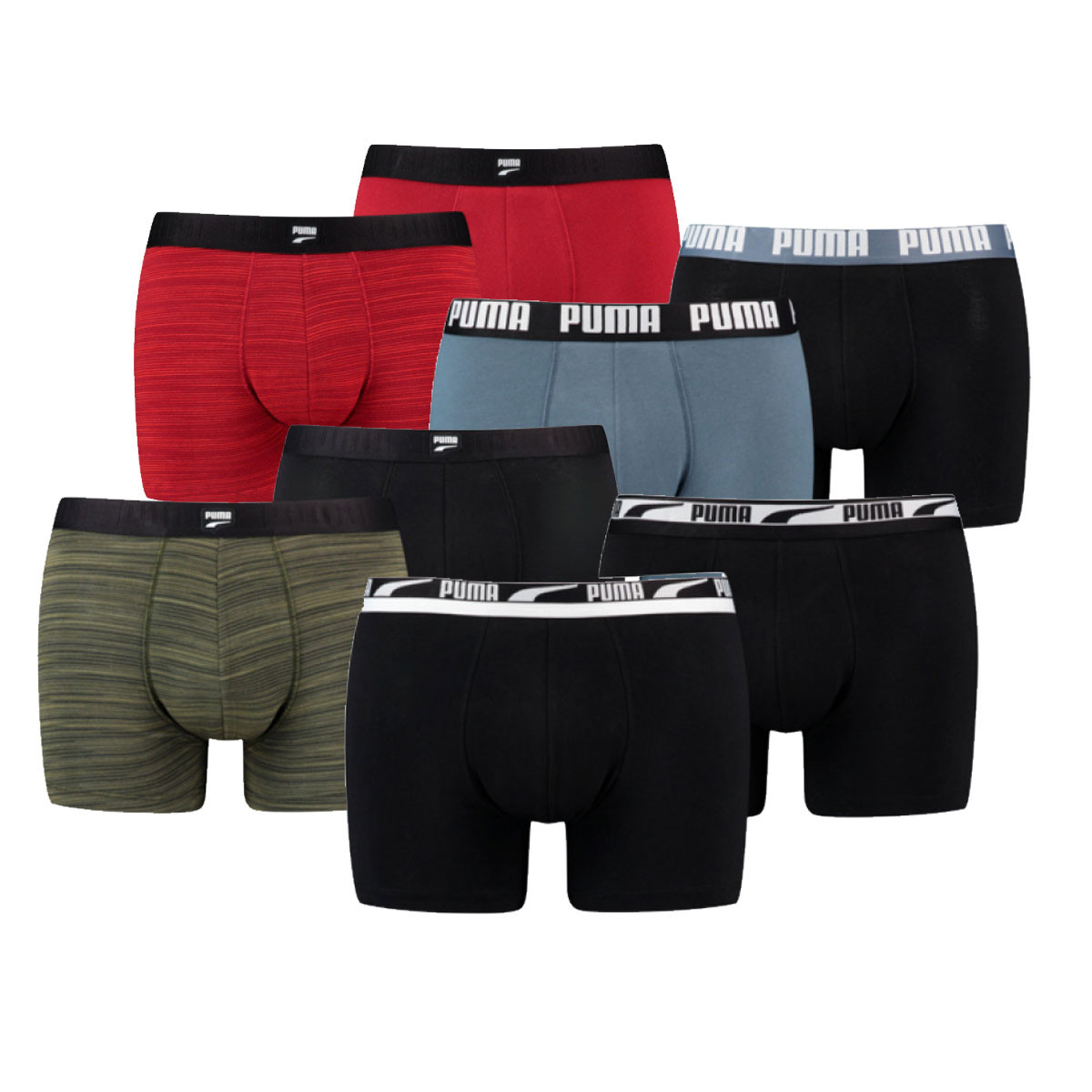 Een Dag Actie - Dagaanbieding Puma Boxershorts Verrassingspakket 8-Pack