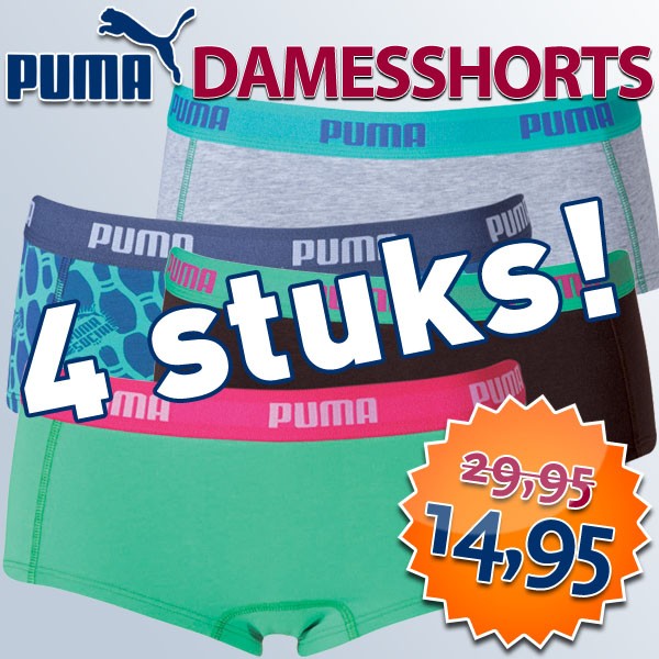 Een Dag Actie - Dagaanbieding Puma Damesshorts Een Dag Actie - Dagaanbieding Puma Damesshorts