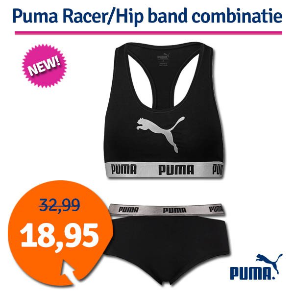 Een Dag Actie - Dagaanbieding Puma Racer/Hip Band Combinatie Een Dag Actie - Dagaanbieding Puma Racer/Hip Band Combinatie