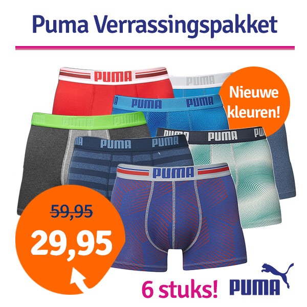 Een Dag Actie - Dagaanbieding Puma Verrassingspakket Een Dag Actie - Dagaanbieding Puma Verrassingspakket