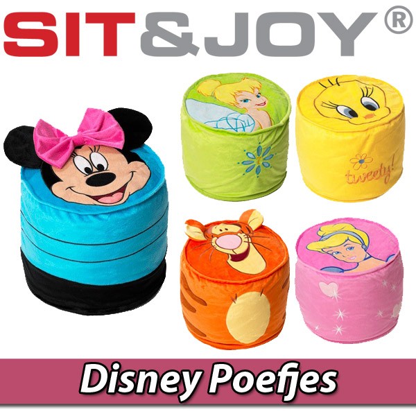 Een Dag Actie - Dagaanbieding Sit & Joy Disney Poef