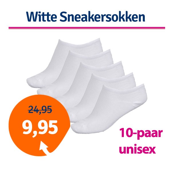 Een Dag Actie - Dagaanbieding Sneakersokken Een Dag Actie - Dagaanbieding Sneakersokken