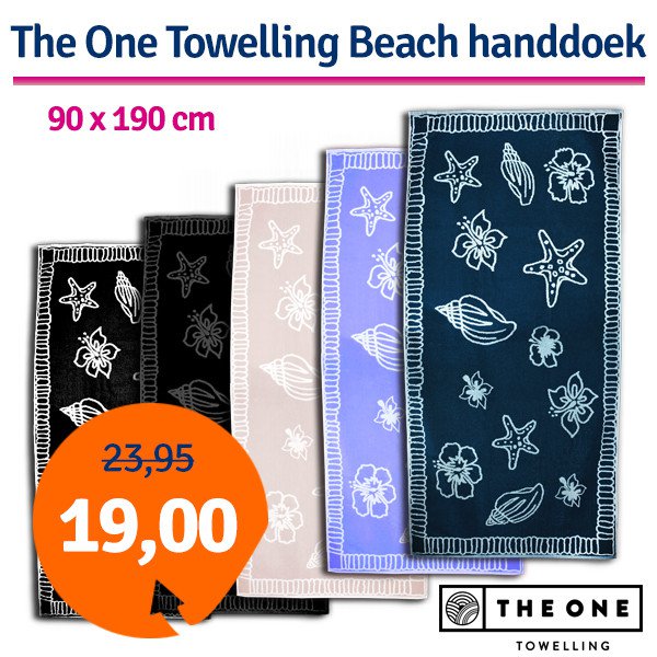 Een Dag Actie - Dagaanbieding The One Towelling Beach Handdoek