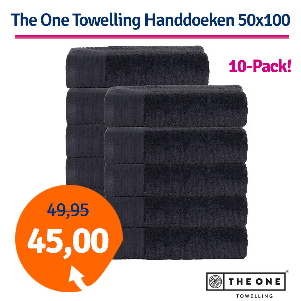 Een Dag Actie - Dagaanbieding The One Towelling Handdoeken 50X100 - 10 Stuks