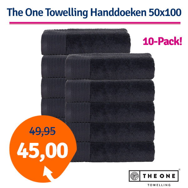 Een Dag Actie - Dagaanbieding The One Towelling Handdoeken 50X100 - 10 Stuks Een Dag Actie - Dagaanbieding The One Towelling Handdoeken 50X100 - 10 Stuks