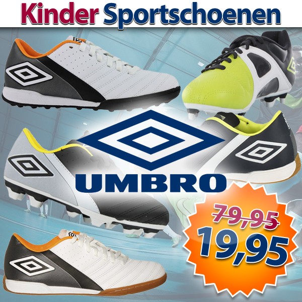 Een Dag Actie - Dagaanbieding Umbro Kinder Sportschoenen Een Dag Actie - Dagaanbieding Umbro Kinder Sportschoenen