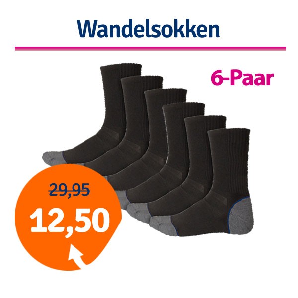 Een Dag Actie - Dagaanbieding Wandelsokken