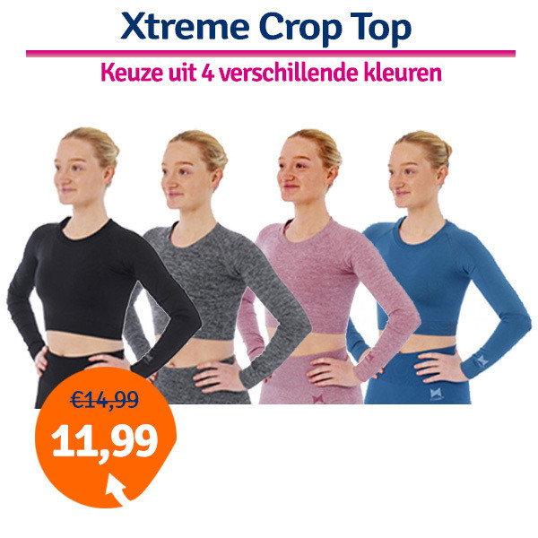 Een Dag Actie - Dagaanbieding Xtreme Sportswear Sport Croptop Dames Een Dag Actie - Dagaanbieding Xtreme Sportswear Sport Croptop Dames