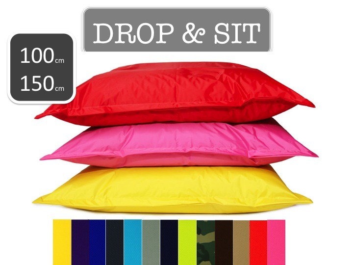 Een Dag Actie - Drop & Sit Zitzak 100*150 Diverse Kleuren Een Dag Actie - Drop & Sit Zitzak 100*150 Diverse Kleuren