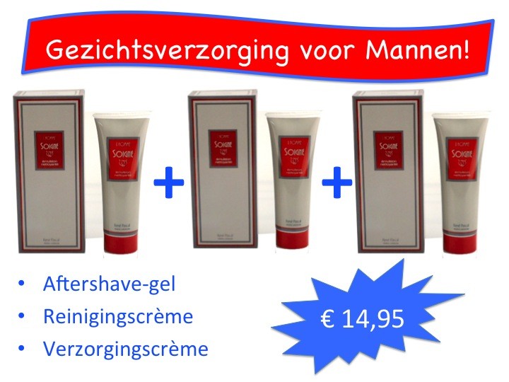 Een Dag Actie - Gezichtsverzorging Voor Mannen (3-Delig)