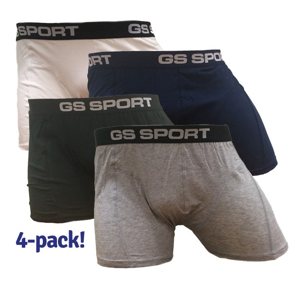 Een Dag Actie - Gs Sport Boxershorts 4-Pack Uni Een Dag Actie - Gs Sport Boxershorts 4-Pack Uni