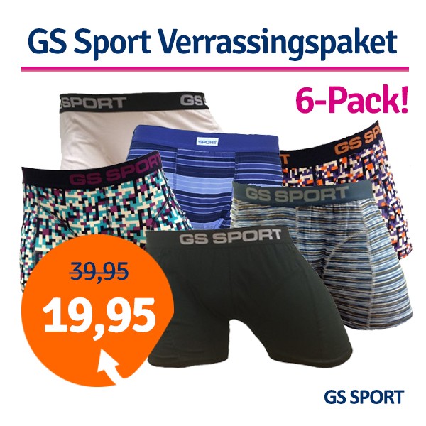 Een Dag Actie - Gs-Sport Boxershorts Verrassingspakket