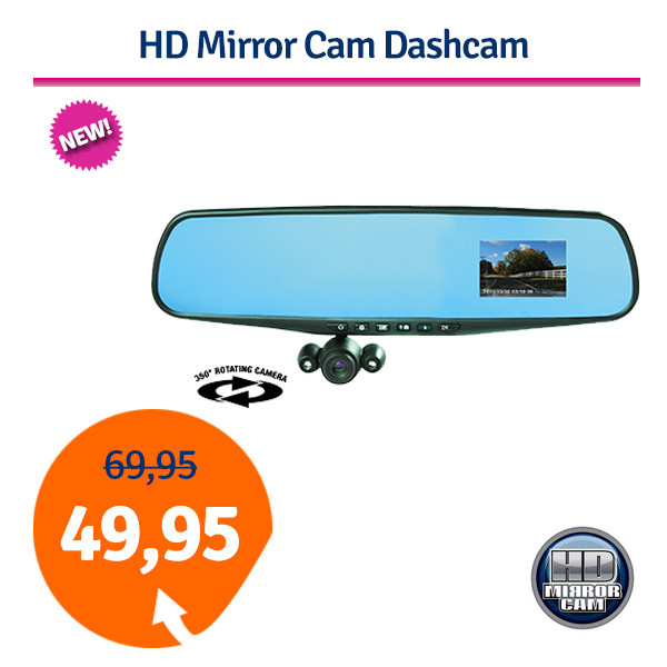 Een Dag Actie - Hd Mirror Cam Dashcam