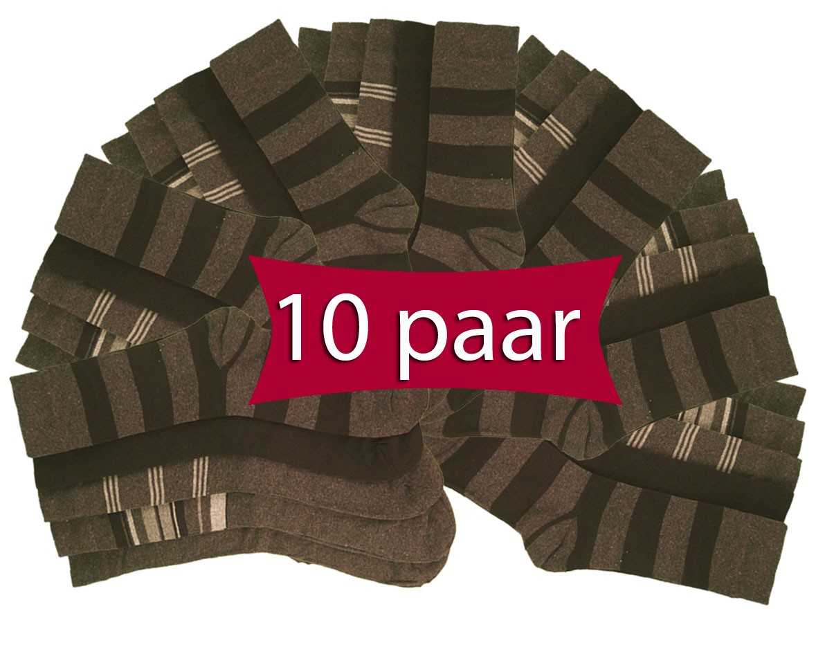 Een Dag Actie - Herensokken Antra-black 10 Paar