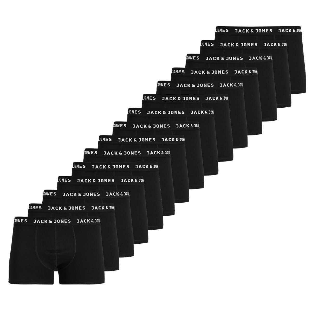 Een Dag Actie - Jack & Jones Boxershorts Jachuey Trunks 15-Pack Zwart Een Dag Actie - Jack & Jones Boxershorts Jachuey Trunks 15-Pack Zwart