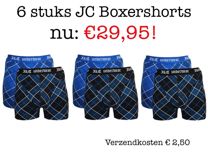 Een Dag Actie - Jc Royal 198Boxershorts 6 Stuks Verpakking