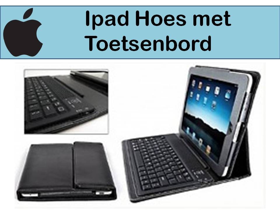 Een Dag Actie - Leren Ipad Hoes Met Toetsenbord