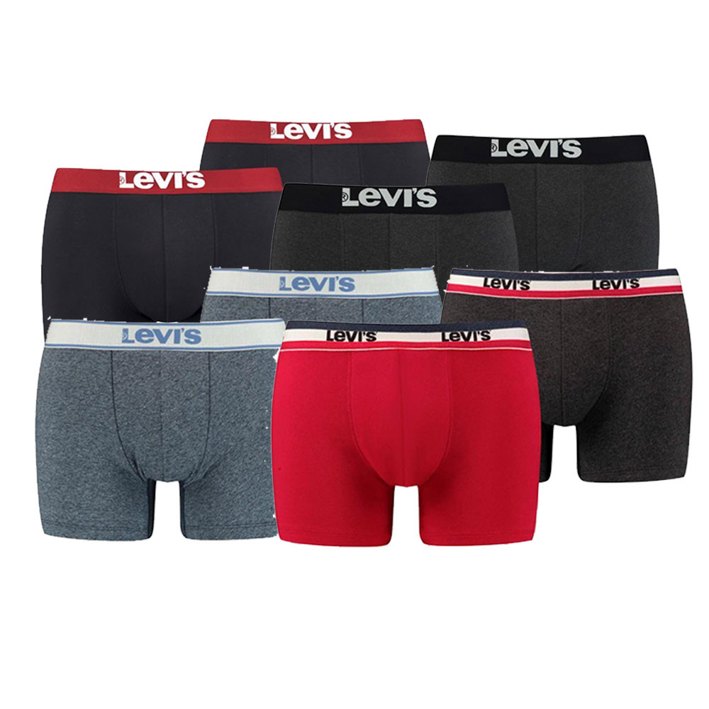 Een Dag Actie - Levi's Boxershorts 8-Pack Verrassingspakket Een Dag Actie - Levi's Boxershorts 8-Pack Verrassingspakket