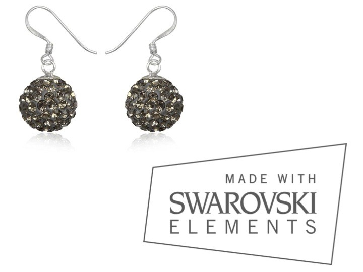 Een Dag Actie - Oorbellen Met Swarovski Crystallen (Hanger) Een Dag Actie - Oorbellen Met Swarovski Crystallen (Hanger)