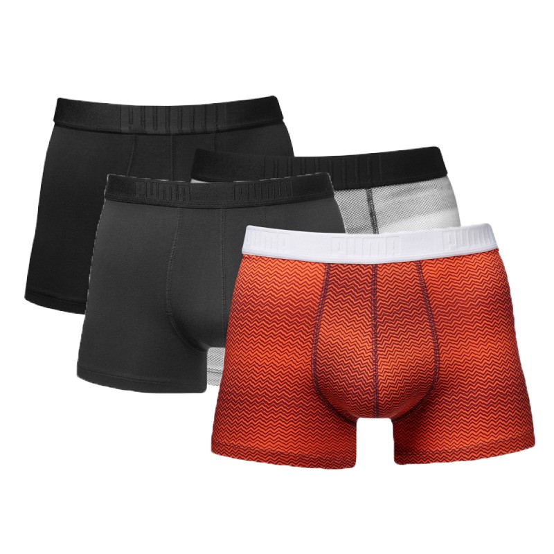 Een Dag Actie - Puma 4-Pack Nevertame Orange & Nevertame Black/White Een Dag Actie - Puma 4-Pack Nevertame Orange & Nevertame Black/White
