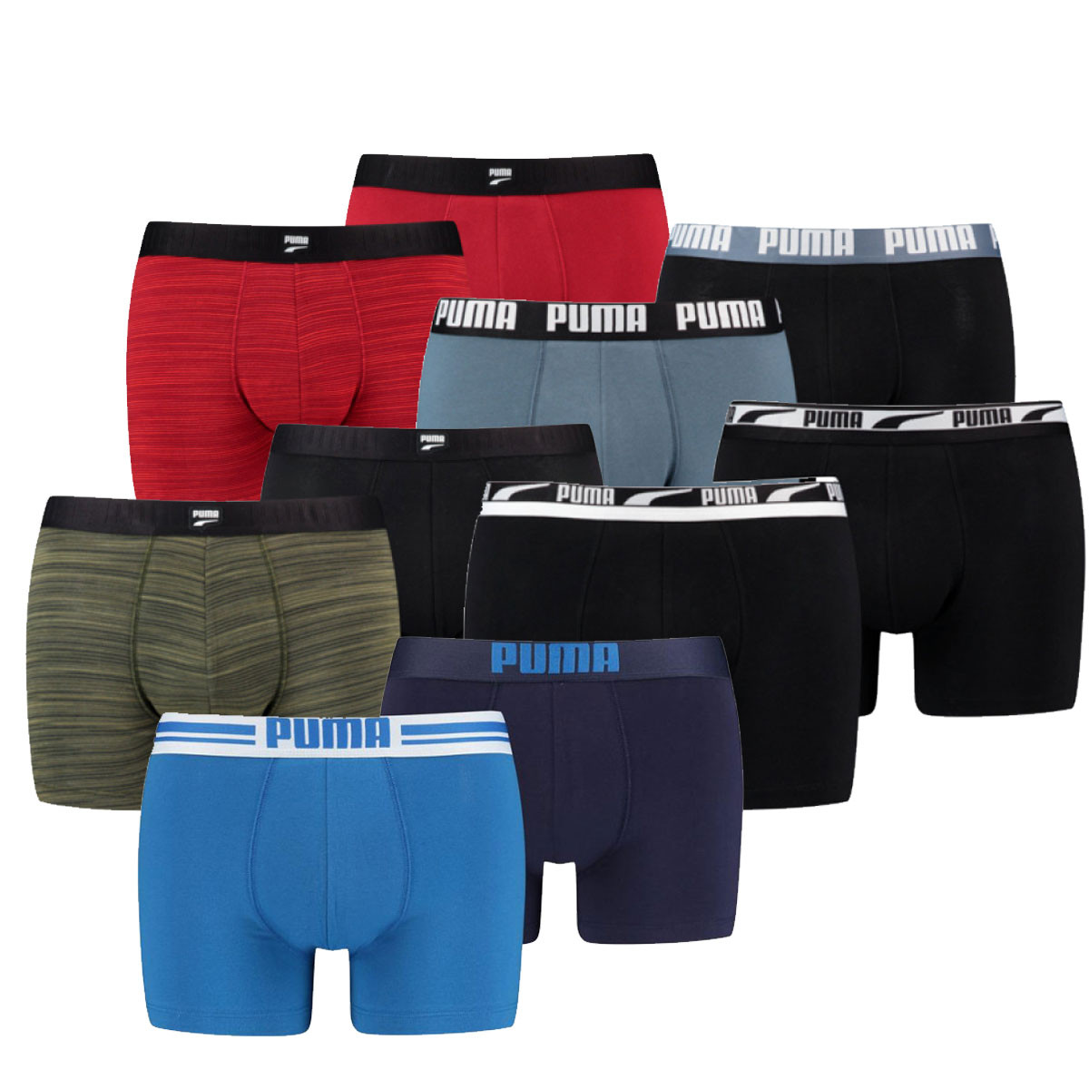 Een Dag Actie - Puma Boxershorts 10-Pack Verrassingspakket Een Dag Actie - Puma Boxershorts 10-Pack Verrassingspakket